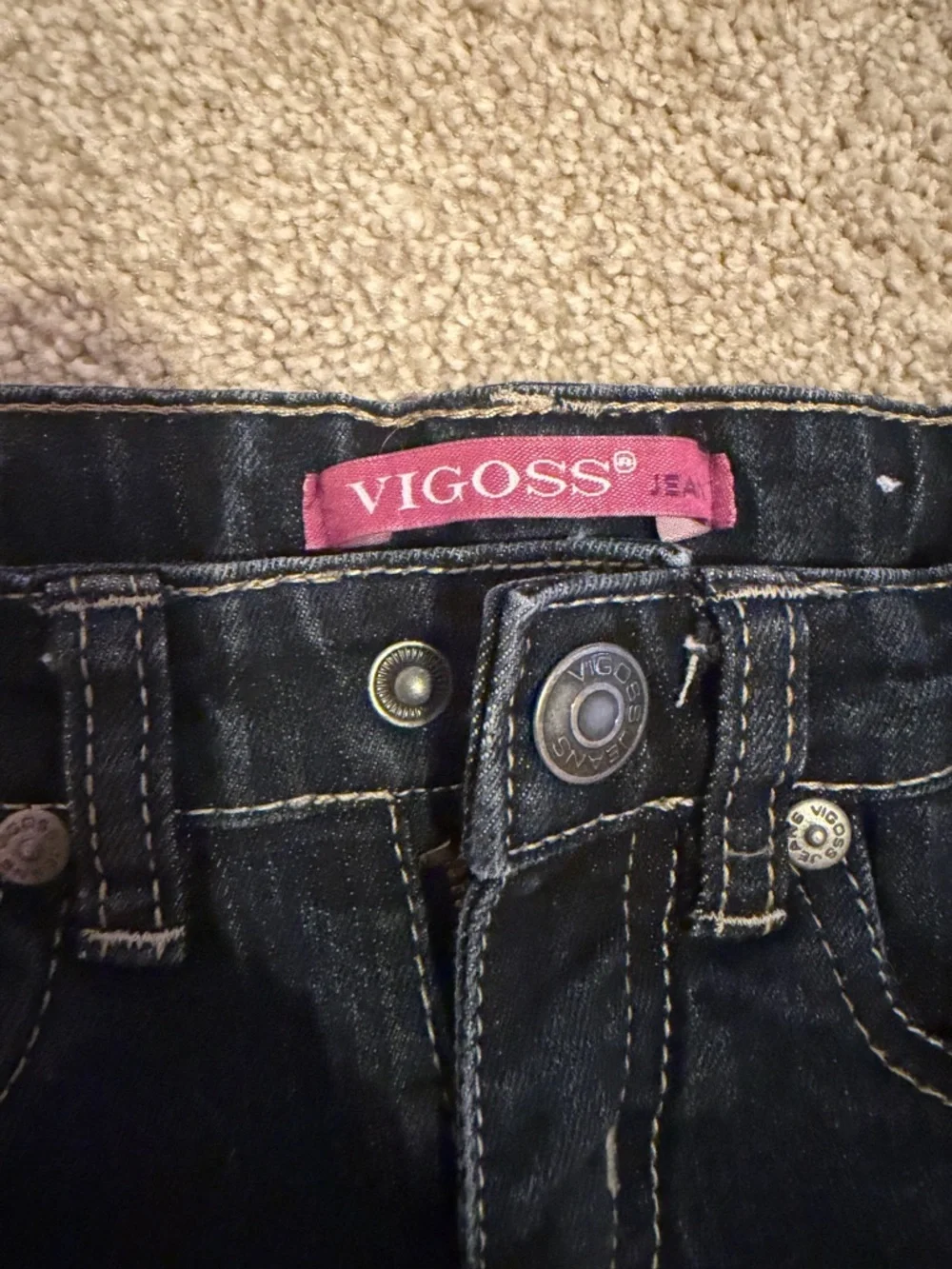 3 Pairs Girls Jeans Bundle Size 4T (Old Navy, Vigoss, Children’s Place)